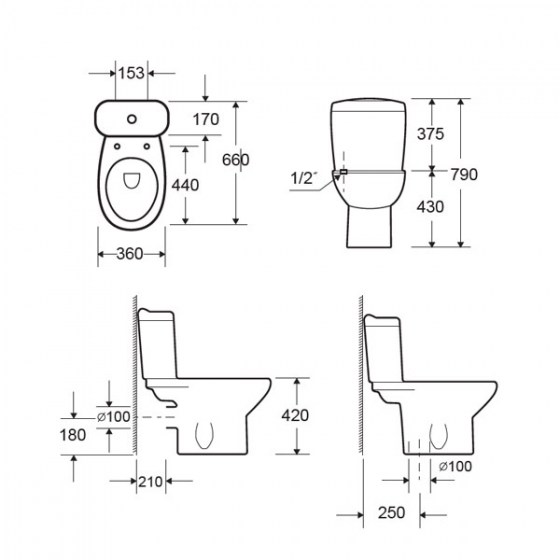 ΛΕΚΑΝΗ ΧΑΜΗΛΗΣ ΠΙΕΣΕΩΣ Karag Square CY 121