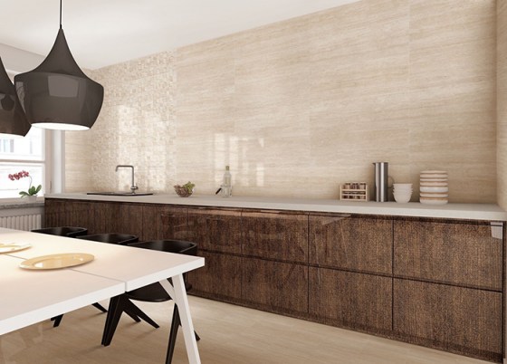 KEROS TAJMAHAL TRAVERTINO 25x75 / DECORADO CUBIK TRAVERTINO / DECORADO DUNE TRAVERTINO / TOSCANA BEIGE 33x33