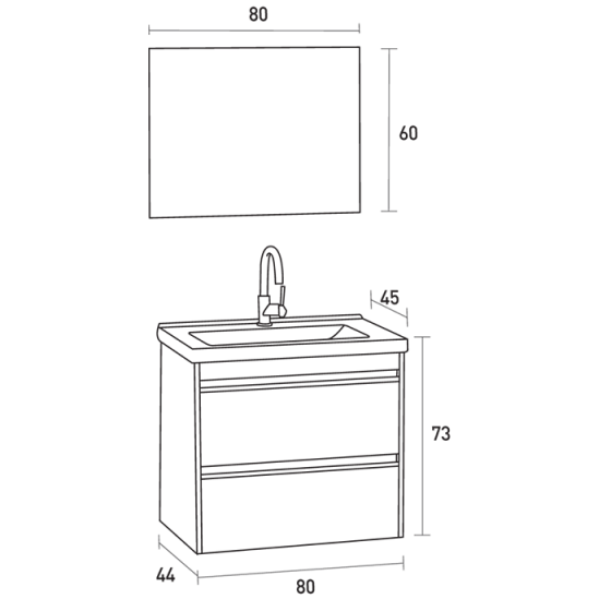 ΕΠΙΠΛΟ ΜΠΑΝΙΟΥ PROBAGNO Drimon 929