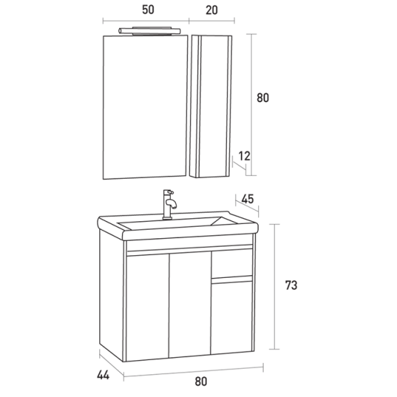 ΕΠΙΠΛΟ ΜΠΑΝΙΟΥ PROBAGNO Ermon 921