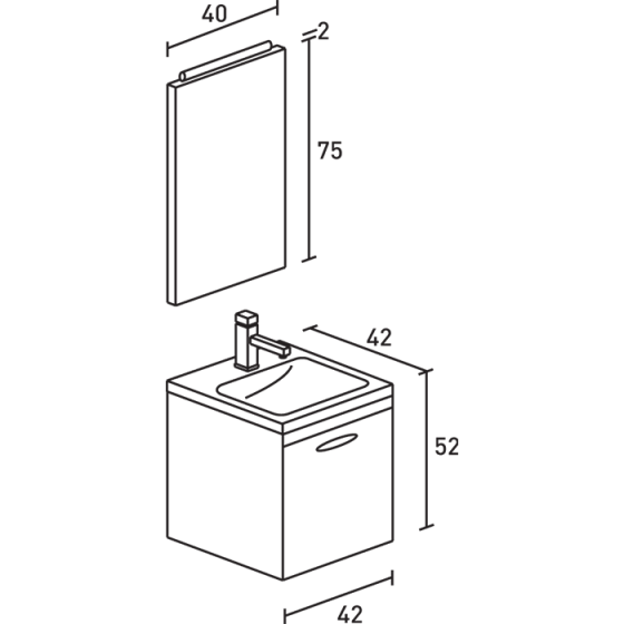 ΕΠΙΠΛΟ ΜΠΑΝΙΟΥ PROBAGNO Laodiki 659