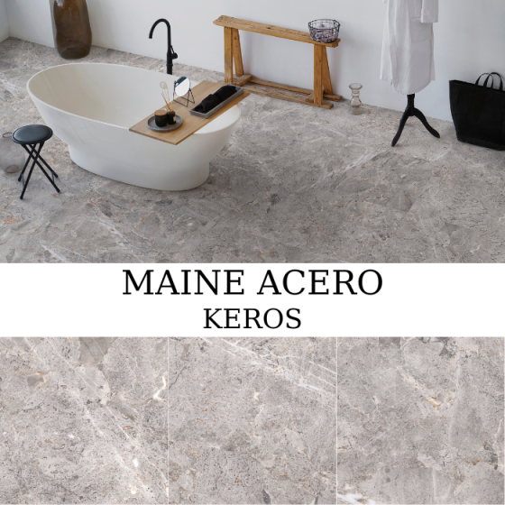 Keros Maine Acero πλακάκι γρανίτη 59,6×59,6 ματ