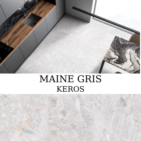 Keros Maine Gris πλακάκι γρανίτη 59,6×59,6 ματ
