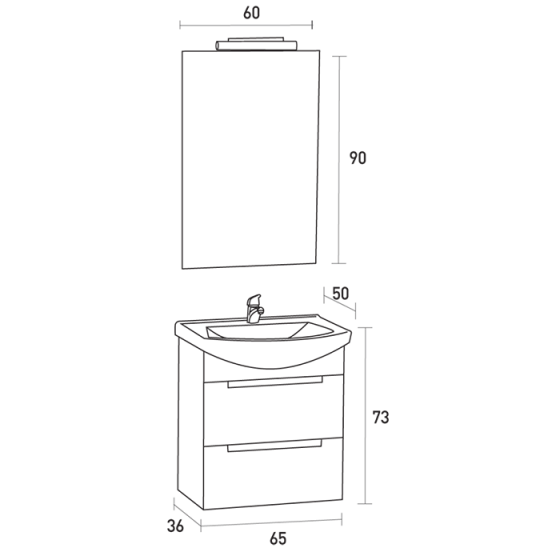 ΕΠΙΠΛΟ ΜΠΑΝΙΟΥ PROBAGNO Memphis 946