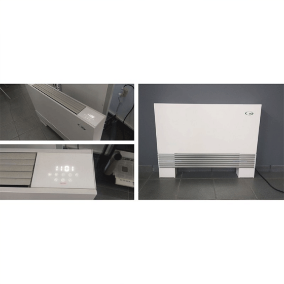 FAN COIL HEATMAX Δαπέδου με Κέλυφος Slim Type DC-MFP