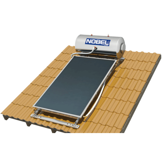 ΗΛΙΑΚΟΣ ΘΕΡΜΟΣΙΦΩΝΑΣ ΚΕΡΑΜΟΣΚΕΠΗΣ Nobel Classic Glass ΔΙΠΛΗΣ ΕΝΕΡΓΕΙΑΣ