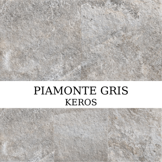 Πλακάκι Keros Piamonte Gris ματ 59,6×59,6 εκ