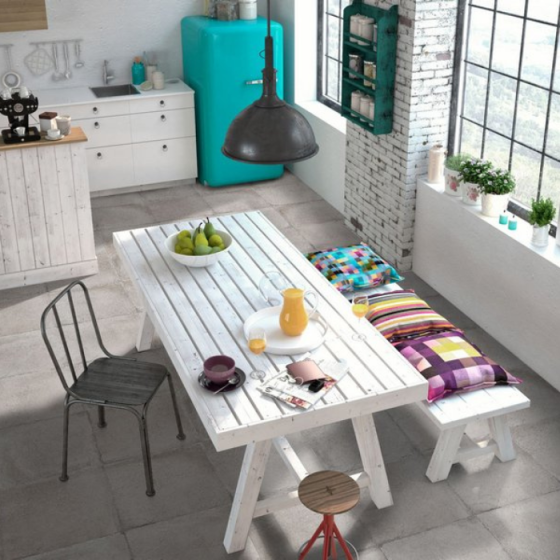 Πλακάκι Keros Portobello Silver 50×50 ματ πορσελανάτο δαπέδου