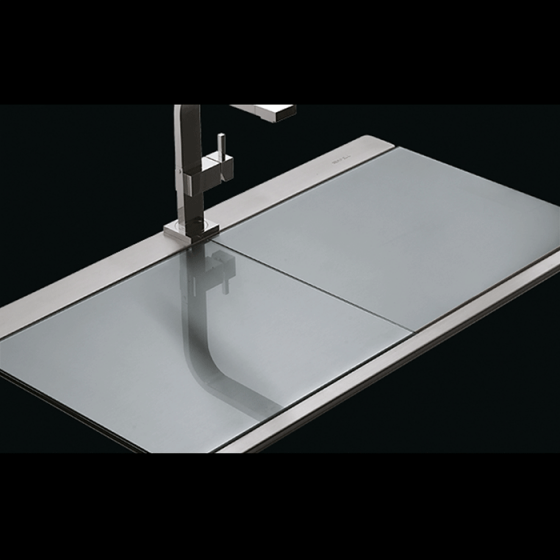 ΝΕΡΟΧΥΤΗΣ ΕΝΘΕΤΟΣ INOX (89,7X51) Iris 9320 BY APELL