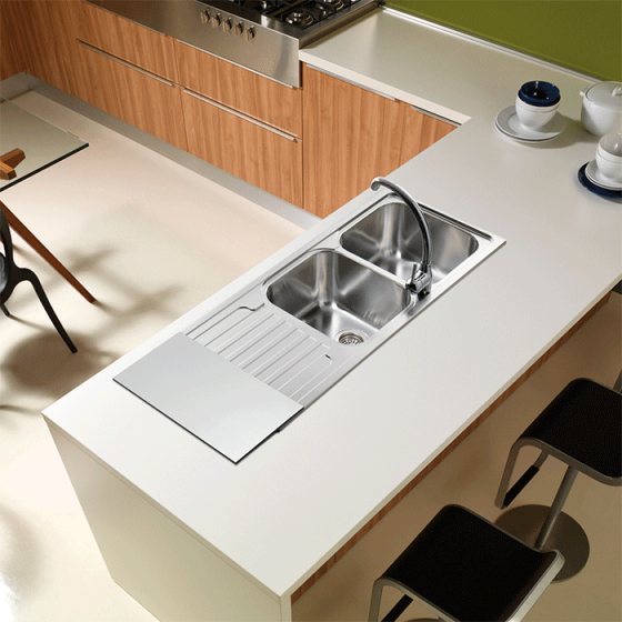 ΝΕΡΟΧΥΤΗΣ ΕΝΘΕΤΟΣ INOX (116X50) Venezia 8316 BY APELL