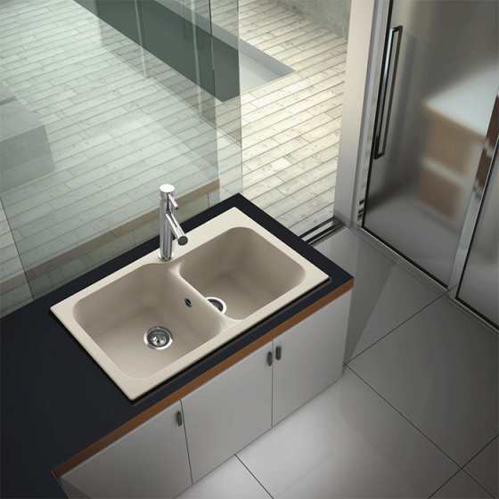 ΝΕΡΟΧΥΤΗΣ ΕΝΘΕΤΟΣ ΣΥΝΘΕΤΙΚΟΣ (83X50) KZ200 BY DURALIT