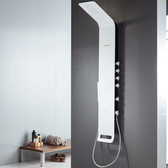 ΣΤΗΛΗ ΝΤΟΥΣ / ΥΔΡΟΜΑΣΑΖ Icos Shower Astrea white matt