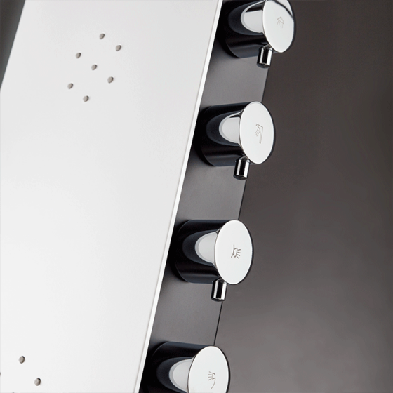 ΣΤΗΛΗ ΝΤΟΥΣ / ΥΔΡΟΜΑΣΑΖ Icos Shower Astrea white matt