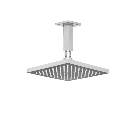 ΒΡΑΧΙΟΝΑΣ ΟΡΟΦΗΣ ΜΕ ΚΕΦΑΛΗ ΝΤΟΥΣ Almar Square R50812+E044077 Inox