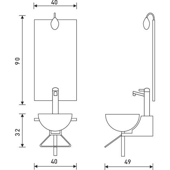 ΕΠΙΠΛΟ ΜΠΑΝΙΟ PROBAGNO Risos 2202LA