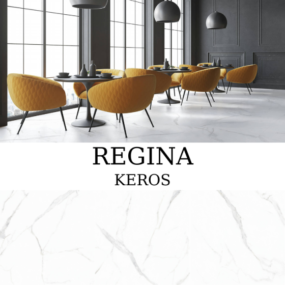 Πλακάκι γρανίτη Keros Regina 80×80 ματ πορσελανάτο, αντιπαγετικό και rectificado