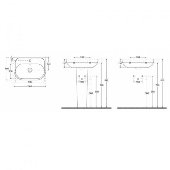 ΝΙΠΤΗΡΑΣ ΓΙΑ ΚΟΛΩΝΑ 56X40CM ISVEA ECE 10KF61056