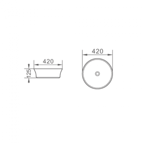 ΕΠΙΚΑΘΗΜΕΝΟΣ ΝΙΠΤΗΡΑΣ D.42 X12,5CM AMCO DAPHNE W6247A