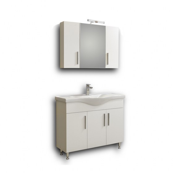 ΕΠΙΠΛΟ ΜΠΑΝΙΟΥ SIENA 100 WHITE