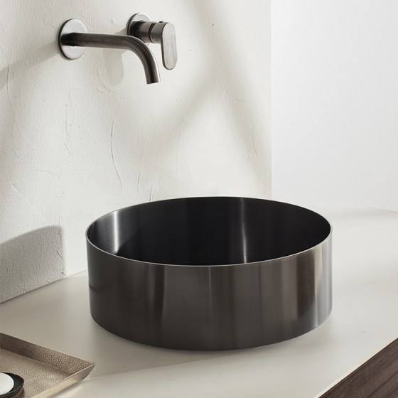 ΕΠΙΚΑΘΗΜΕΝΟΣ ΝΙΠΤΗΡΑΣ LUNA PVD BLACK BRUSHED V1040-410 / V1033-410 VOSS 