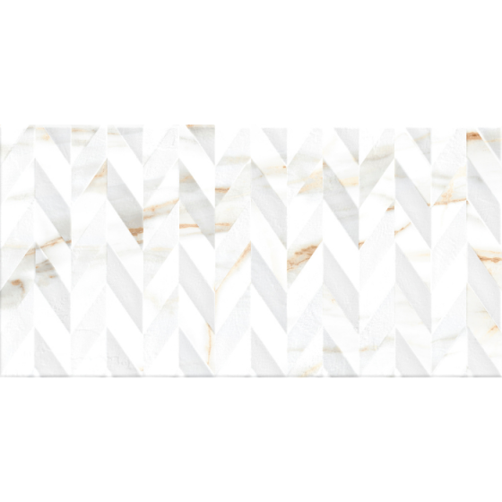 Πλακάκι τοίχου Ardenza Espiga Mate 30x60 λευκό ματ με μαρμάρινη υφή