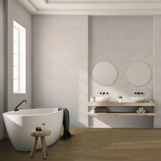 Banak Beige Keros 23x120cm πλακάκι ξύλου