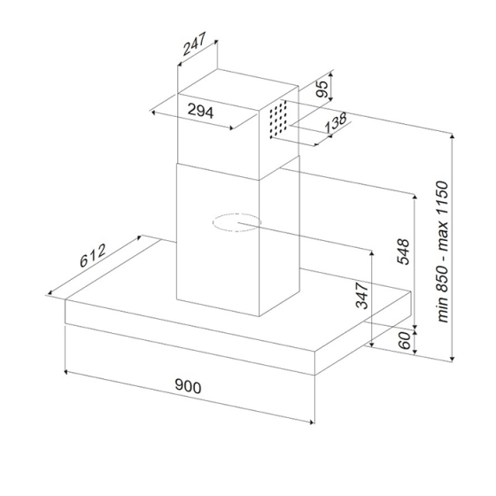 ΑΠΟΡΡΟΦΗΤΗΡΑΣ ΝΗΣΙΔΑΣ Zeta Isola 90 Inox