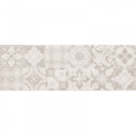 Cartago Decorado Medina Beige 25×75 Ματ διακοσμητικό πλακάκι λευκής μάζας