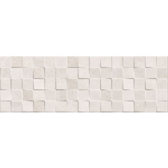 Cartago Decorado Cubik Beige 25×75 Ανάγλυφο διακοσμητικό πλακάκι