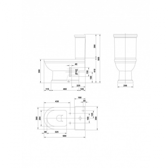 ΛΕΚΑΝΗ Χ/Π GALA NOBLE G1212001