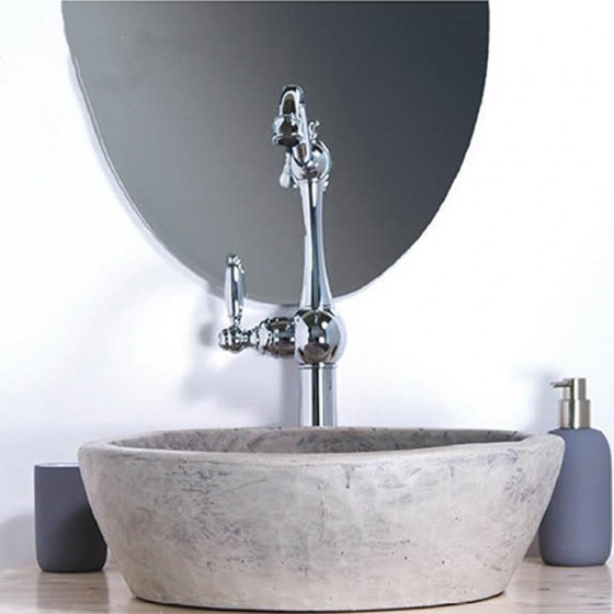 ΠΕΤΡΙΝΟΣ ΝΙΠΤΗΡΑΣ TRAVERTINO ΓΛΑΥΚΗ  Φ40