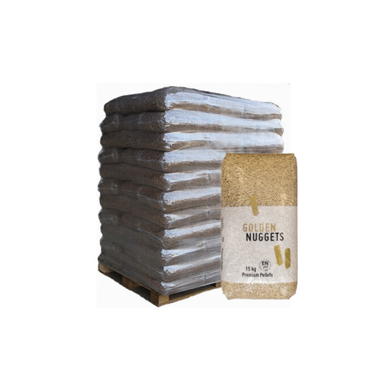 ΠΕΛΛΕΤ ΞΥΛΟΥ GOLDEN NUGGETS 990Kg (ΠΑΛΕΤΑ)