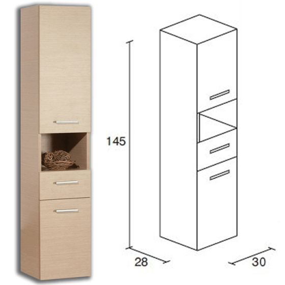 ΣΤΗΛΗ ΜΠΑΝΙΟΥ ΕΠΙΤΟΙΧΗ ProBagno 627Κ