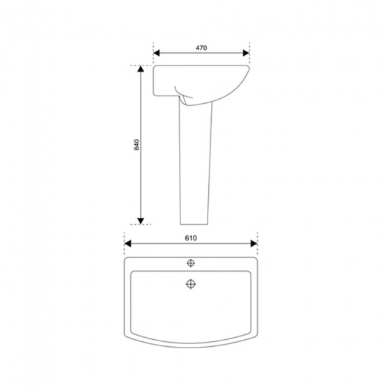 ΝΙΠΤΗΡΑΣ-ΚΟΛΩΝΑ KERAFINA Luna EM.0514