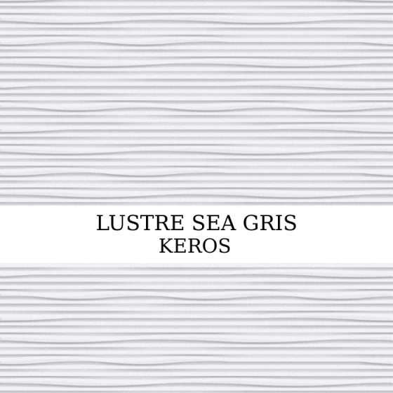 Keros Lustre Sea Gris 30×90 γυαλιστερό ανάγλυφο πλακάκι τοίχου metal look