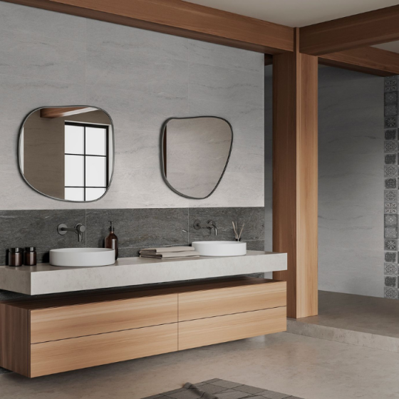 Keros MyStone Gris 30×90 ματ πλακάκι τοίχου stone look