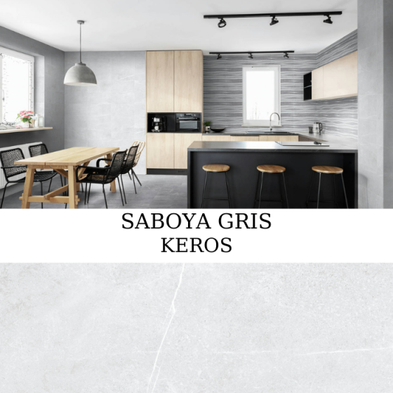 Γκρι πλακάκι τοίχου SABOYA GRIS 25x50 με ματ όψη πέτρας