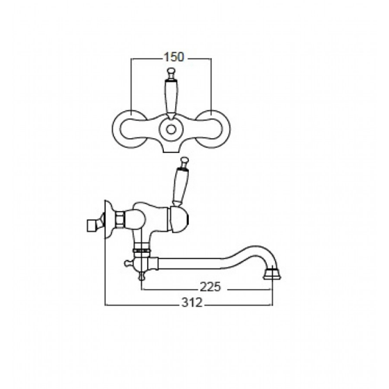 ΜΠΑΤΑΡΙΑ ΚΟΥΖΙΝΑΣ ΤΟΙΧΟΥ Oxford 6340 BY BUGNATESE
