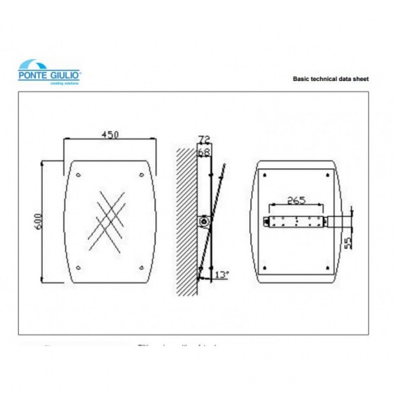 ΚΑΘΡΕΦΤΗΣ ΑΝΑΚΛΙΝΟΜΕΝΟΣ Ponte Giulio130 Series F41-JPS-20