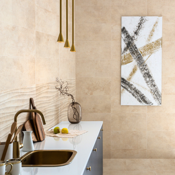 TEXEL BEIGE 30x60 stone look μπεζ πλακάκι τοίχου matt