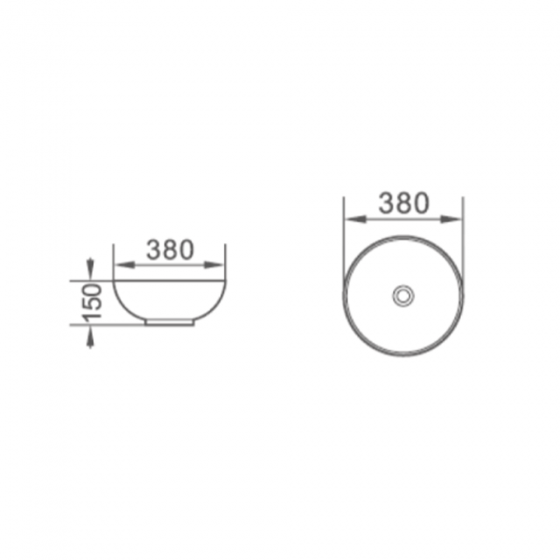 ΕΠΙΚΑΘΗΜΕΝΟΣ ΝΙΠΤΗΡΑΣ 38X15CM AMCO DAPHNE W6005-6A