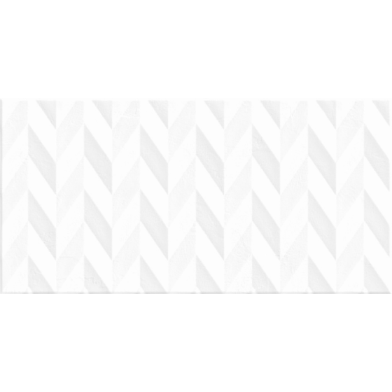 WHITE ESPIGA MATE 30x60 πλακάκι τοίχου λευκό ματ με ανάγλυφο μοτίβο espiga