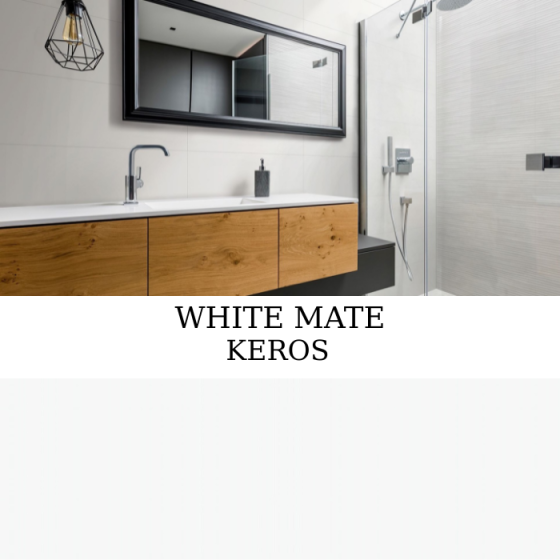 WHITE MATE 30x90 λευκό ματ ρεκτιφικάτο κεραμικό πλακίδιο