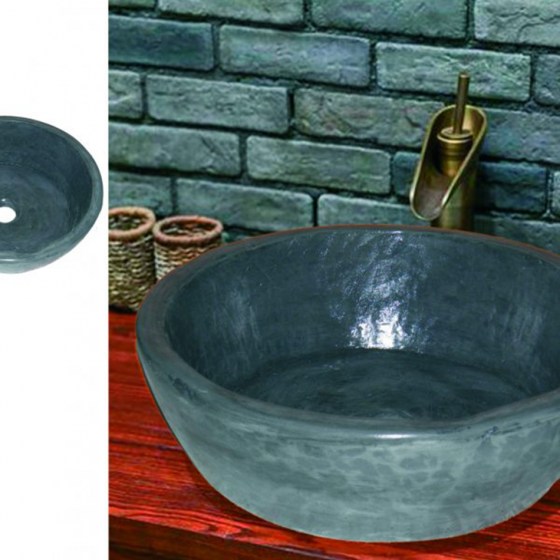 ΠΕΤΡΙΝΟΣ ΝΙΠΤΗΡΑΣ TRAVERTINO ΓΛΑΥΚΗ  Φ40