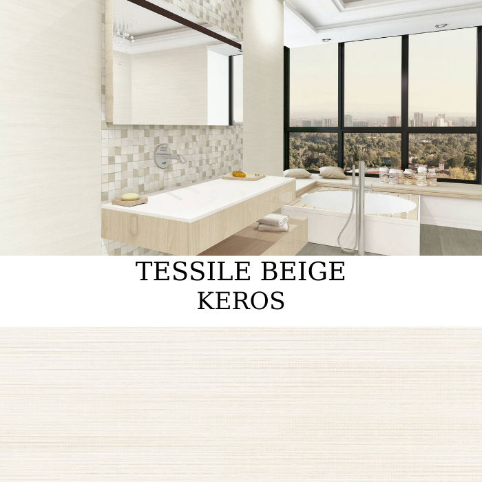 TESSILE BEIGE - Μπεζ πλακάκι τοίχου 25x50