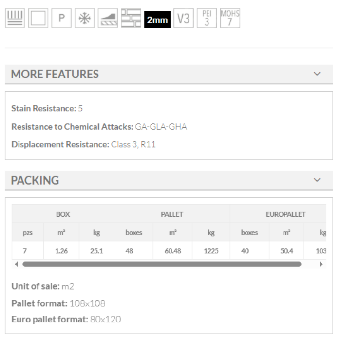 veneto acero antislip keros 30x60 technical details